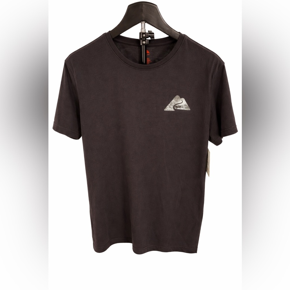 Ozark Trail Black Short Sleeve Tee with Mountain Graphic